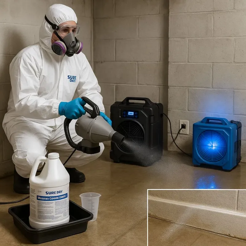 Sanitization and Odor Removal process in Inkster, MI