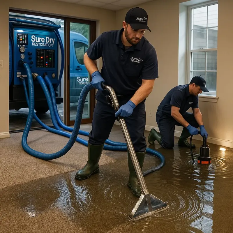Water Extraction and Removal process in Inkster, MI